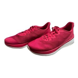Lane Eight The Relay Tainer Red Sneakers with Breathable Mesh…